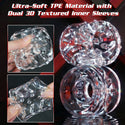 Male Masturbator Adult Sex Toys for Men - Detachable 2-in-1 Automatic Thrusting Rotating Vibrating Penis Vibrator Stroker, Mens Blowjob Oral Sex Toy Masturbation, Pocket Pussy for Men