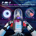 Male Masturbator Adult Sex Toys for Men – 7-in-1 Automatic Water-Spray Rotating Vibrating Blowjob Sex Machine, Penis Vibrator Stroker Trainer, Mens Penis Pump Sex Toy Pocket Pussy for Men Masturbation