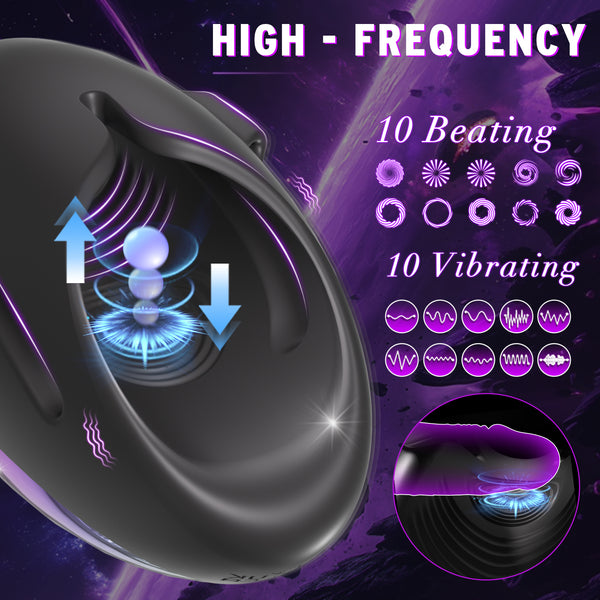 Male Masturbator Penis Training Vibrator