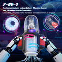 Masturbieren für Männer Elektrisch Wassersprühfunktion 7-in-1, Sex Spielzeug für die Männer 10 Vibration 5 Rotation, Blowjob Taschenmuschi Masturbator Realistisch, GOZMIN Penis Vibrator Sexspielzeug