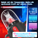 Masturbieren für Männer Elektrisch Wassersprühfunktion 7-in-1, Sex Spielzeug für die Männer 10 Vibration 5 Rotation, Blowjob Taschenmuschi Masturbator Realistisch, GOZMIN Penis Vibrator Sexspielzeug
