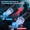 Male Masturbator Adult Sex Toys for Men - Squeezable Ultra-Soft Sleeve Automatic Sucking Vibrating Blowjob Sex Machine Penis Pump Vibrator Stroker, YUKZEN Mens Oral Sucker Sex Toy Pocket Pussy for Men