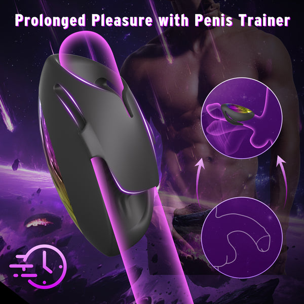 Male Masturbator Penis Training Vibrator