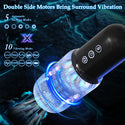 Male Masturbator Adult Sex Toys for Men - Squeezable Ultra-Soft Sleeve Automatic Sucking Vibrating Blowjob Sex Machine Penis Pump Vibrator Stroker, YUKZEN Mens Oral Sucker Sex Toy Pocket Pussy for Men