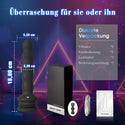 Analplug Sex Spielzeug für die Männer Frauen, Wriggelnde Rotierende Vibrierende Prostata Stimulation Männer Saugnapf mit Fernbedienung, YAWNSHE Anal Dildo Vibrator Analvibratoren für Mann Sexspielzeug