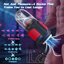 Male Masturbator Adult Sex Toys for Men – 7-in-1 Automatic Water-Spray Rotating Vibrating Blowjob Sex Machine, Penis Vibrator Stroker Trainer, Mens Penis Pump Sex Toy Pocket Pussy for Men Masturbation