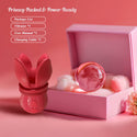 Grabbing Rose Nipple Sex Toy with 360° Tongue Licking Swirling Vibrator, Vibrating Nipple Clamps Women Couples Adult Sex Toys Games, QJWQJW Kinky Female Clitoral Stimulator BDSM Juguete Sexual