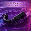 Thrusting Curved Prostate Massager, AI Sync Double Ended Anal Beads Sex Toys, Anal G Spot Dildo Vibrator, Vibrating Wand Anal Butt Plug Trainer, APP Remote Control Male Adult Sex Toy for Men Couples