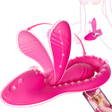 Riding Grinding Vibrating Dildo Vibrator, 360° Bend-to-Fit G Spot Anal Dildo with Clitoral Stimulator, Women Adult Sex Toys, App Remote Control Female Vibrator, Sex Saddle Dildo Mount for Chair Pillow