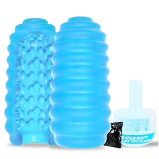 Double-Sided Sex Sexual Stimulation Device Pleasure, Ultra-Soft Stretchy Oral Juguetes Sexuales para Hombres, LNIIY Adult Toys for Men with Storage Box, Blowjob Penis Sex Toys