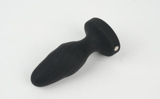 Anal Plug Vibrator Male Adult Sex Toys for Men- 9 Modes Powerful Rotating Vibrating Docking Plug, Illuminated Base in Multiple Colors, Couple Prostate Massager