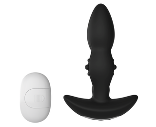 Vibrating Anal Butt Plug with Flapping Wings – 10 Vibration Modes, Dual Flap & Vibration Stimulation, Bullet Tip, Safety Base, Prostate Massager for Men Women Couples