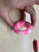 Sweet Temptation · Candy Pink Cock Ring" – Gentle Protection, Sweet Tightness, Elevate Your Intimacy!