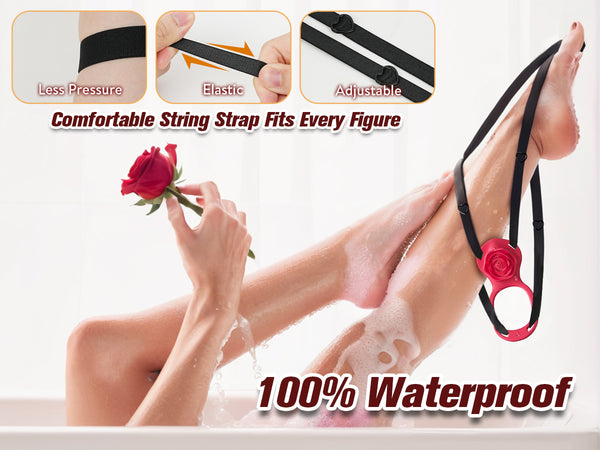 Couples Rose App Remote Control Wearable Vibrator, Couple Women Adult Sex Toys Games for Men, Hands Free Panty Clitoris Vibrator Vibrating Cock Ring, ZOOPLOU BDSM Female Sex Toy Clitoral Stimulator