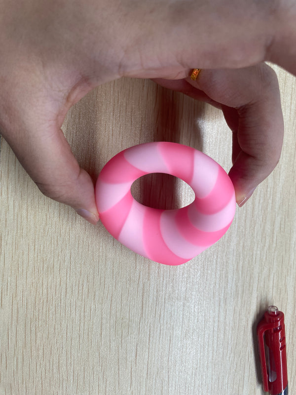 Sweet Temptation · Candy Pink Cock Ring" – Gentle Protection, Sweet Tightness, Elevate Your Intimacy!