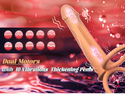 Couples Male Adult Sex Toys - Double Penetration Dildo, Vibrating Anal Plug with Cock Rings, Strap On Butt Plug Penis Vibrator, Mens Kinky Sex Toy for Couple Men Erection Sex, LNIIY Anal Play Sex Game