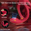 Vibrating Cock Ring Penis Sleeve with Rose Clitoral Stimulator, Penis Ring Vibrator Couples Adult Sex Toys for Men Women, Penis Extender for Penis Testicles Taint G Spot, Healexcer Male Couple Sex Toy
