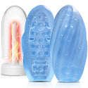 Dual-Texture Male Masturbator Adult Sex Toys for Men with Heating Rod & Storage Box, Blowjob Stroker Pocket Pussy for Men Masturbation, Penis Sex Toy, LITLLS Realistic Pocket Pussies Masturbators