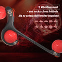 Analplug Prostata Hoden Stimulation Männer mit Penisring Klitorisstimulator, Anal Butt Plug Dildo Sex Spielzeug für die Männer Paare Frauen, Penis Ring Vibrator App, Cockring Sexspielzeug Vibration