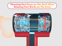 Male Masturbator Adult Sex Toys for Men - Dual-Sleeve Automatic Thrusting Rotating Vibrating Blowjob Sex Machine Oral Sex Toy Stroker Penis Vibrator, MHYNNR Mens Masturbators Cup Pocket Pussy for Men