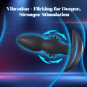 High Frequency Flapping Prostate Massager, Vibrating Butt Plug, App Remote Control Anal Plug Sex Toy, Anal Male Adult Sex Toys for Men Couples, MF JHEEO Anal Dildo Vibrator Play Juguetes Sexuales