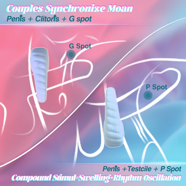 Liquid Silicone Soft Vibrating Cock Ring with Clitoral Stimulator, Pleasure Penis Ring Vibrator with Penetration Buffer Rings Set, Couples Adult Sex Toys for Men Women, MHYNNR Male Sex Toy Game
