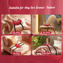 Suction Cup Dildo Mount Sex Saddle, Adjustable Strong Suction Strap On Harness Dildo Holder for Chair Swing