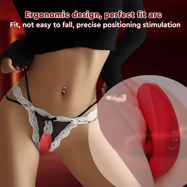 Tongue Oral Remote Control Wearable Vibrator, Couples Women Adult Sex Toys Games, APP Mini Panty Vibrator Clitoral Vaginal Stimulator, HOESDIK 10 Vibrations Couple Female Kinky Sex Toy Game Play