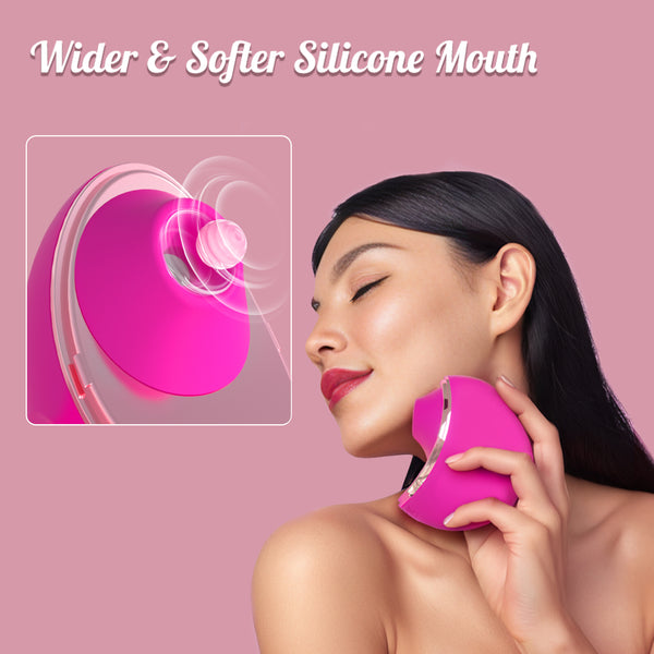 Clit Nipple Sucker, Sucking Vibrator for Woman with Discreet Dust-Proof Case, Suction Women Couples Adult Sex Toys, Female Small Silent Clitoral Stimulator with 10 Modes, YUKZEN Vibrador para Mujer