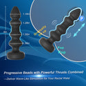 Thrusting Vibrating Prostate Massager Anal Butt Plug, Anal Male Adult Sex Toys for Men Women Couples, Remote Control Anal Dildo Vibrator, 10 Modes Anal Beads, HOESDIK Anal Training Sex Toy Game Play