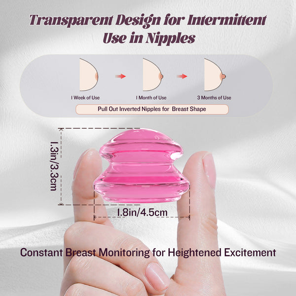 Nipple Suckers Clamps Sex Toys for Women Pleasure, Transparent Pink Ni | loveorl Nipple Suckers Clamps Sex Toys for Women Pleasure, Transparent Pink Ni | loveorl