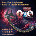 Anal Adult Sex Toys for Men, 4 in 1 Prostate Massager Male Couples Sex Toy with Vibrating Cock Ring Taint Stimulator, HOESDIK APP Remote Control Anal Butt Plug Penis Ring Vibrator, Anal Beads