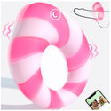 Vibrating Cock Ring with Clitoral Stimulator, Full Liquid Silicone Soft Penis Ring Vibrator Couples Male Adult Sex Toys, Mens Women Pleasure Sex Toy, APP Controlled Kinky Sex Games for Men Erection