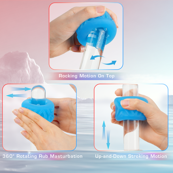 Male Masturbator Adult Sex Toys for Men, 6-Texture Reversible Pocket Pussy Stroker Kit, Penis Blowjob Masturbators Pocket Pussies, Mens Jelly Realistic Egg Masturbation Sleeve, Kinky Onahole Sex Toy