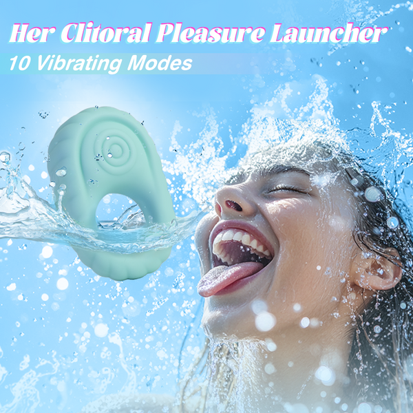 Liquid Silicone Soft Vibrating Cock Ring with Clitoral Stimulator, Pleasure Penis Ring Vibrator with Penetration Buffer Rings Set, Couples Adult Sex Toys for Men Women, MHYNNR Male Sex Toy Game