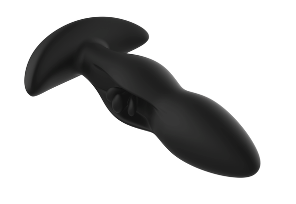 Vibrating Anal Butt Plug with Flapping Wings – 10 Vibration Modes, Dual Flap & Vibration Stimulation, Bullet Tip, Safety Base, Prostate Massager for Men Women Couples
