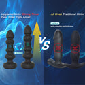 Thrusting Vibrating Prostate Massager Anal Butt Plug, Anal Male Adult Sex Toys for Men Women Couples, Remote Control Anal Dildo Vibrator, 10 Modes Anal Beads, HOESDIK Anal Training Sex Toy Game Play