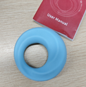 Full Liquid Silicone Soft Spiral Textured Vibrating Cock Ring with Clitoral Stimulation, APP-Controlled Penis Ring for Men, 10 Vibration Modes Male Adult Sex Toy, Erection Support