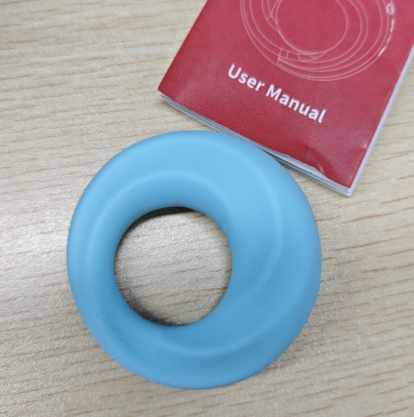 Full Liquid Silicone Soft Spiral Textured Vibrating Cock Ring with Clitoral Stimulation, APP-Controlled Penis Ring for Men, 10 Vibration Modes Male Adult Sex Toy, Erection Support