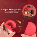 G Spot Vibrator with Tongue Licking Clitoral Stimulator, Women Adult Sex Toys, Flexible Female Clitoris Vibrators with 10 Licking Vibrating Modes, YUKZEN Rabbit Clit Sex Toy Dildo for Women Pleasure