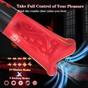 Male Masturbator Adult Sex Toys for Men - Squeezable Soft Sleeve Automatic Sucking Vibrating Blowjob Sex Machine, Penis Vibrator Stroker Trainer, Mens Penis Pump Sucker Sex Toy Pocket Pussy for Men