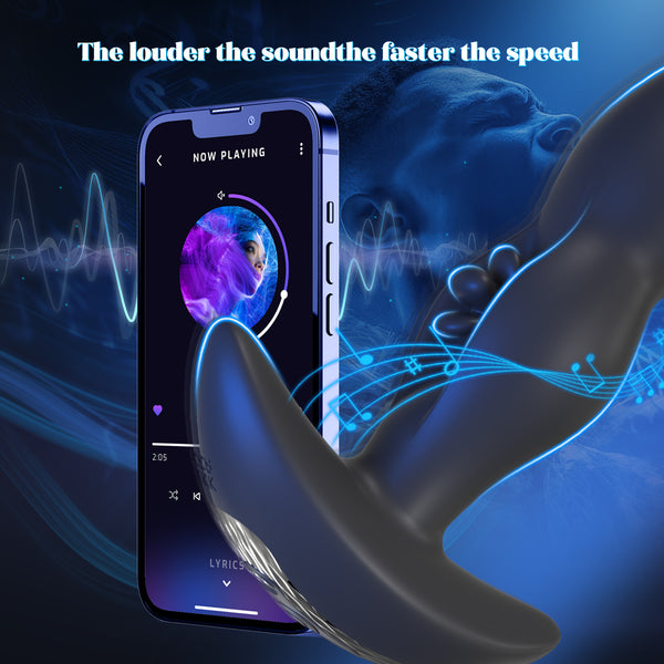 High Frequency Flapping Prostate Massager, Vibrating Butt Plug, App Remote Control Anal Plug Sex Toy, Anal Male Adult Sex Toys for Men Couples, MF JHEEO Anal Dildo Vibrator Play Juguetes Sexuales
