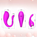 APP & Remote Control Vibrating Panties Wearable Vibrator, Healexcer Smartphones Dual Motors Adult Sex Toys for Women Couples Pleasure with Vibrating Ball 9 Stimulations, Couples Sex Products Games