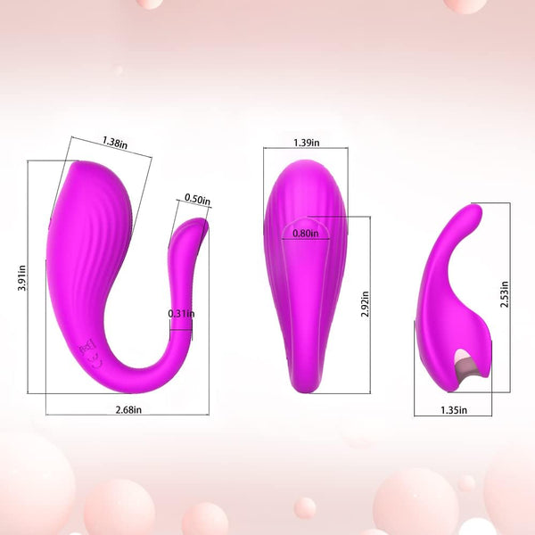 APP & Remote Control Vibrating Panties Wearable Vibrator, Healexcer Smartphones Dual Motors Adult Sex Toys for Women Couples Pleasure with Vibrating Ball 9 Stimulations, Couples Sex Products Games