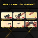 Vibrating Penis Sleeve Cock Ring, Penis Ring Vibrator Extender for G Spot Pleasure, Couples Adult Sex Toys Games for Men Women, QJWQJW Girth Enhancer Sleeve Male Kinky Sex Toy for Men Erection Sex
