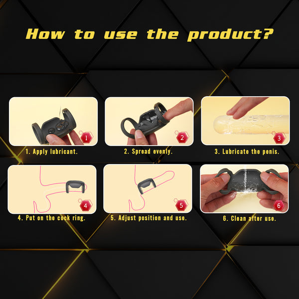 Vibrating Penis Sleeve Cock Ring, Penis Ring Vibrator Extender for G Spot Pleasure, Couples Adult Sex Toys Games for Men Women, QJWQJW Girth Enhancer Sleeve Male Kinky Sex Toy for Men Erection Sex