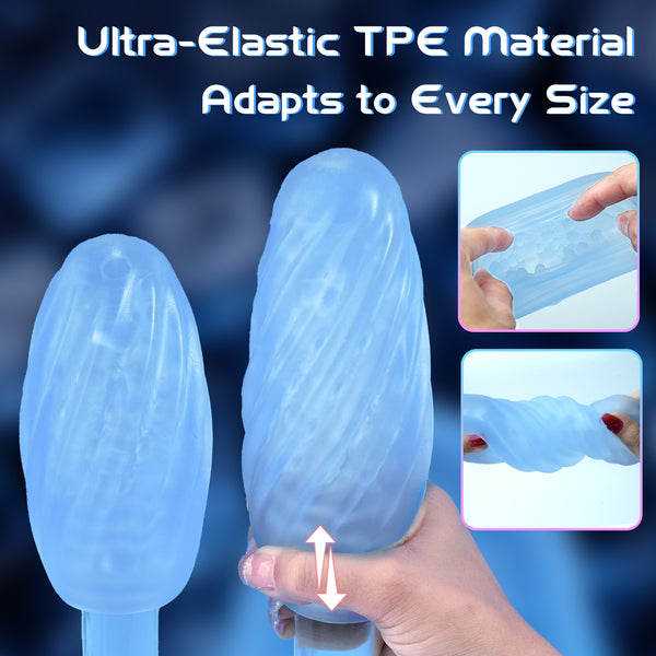 Dual-Texture Male Masturbator Adult Sex Toys for Men with Heating Rod & Storage Box, Blowjob Stroker Pocket Pussy for Men Masturbation, Penis Sex Toy, LITLLS Realistic Pocket Pussies Masturbators