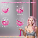 Dildo Vibrator Stoßfunktion, 2 in 1 G Punkt Vibration für Frauen, Sex Spielzeug für die Frau Paare Extrem, Realistischer Silikon Anal Dildo, Budoli Erotisches Sexspielzeug 10 Vibrationen & 3 Stöße