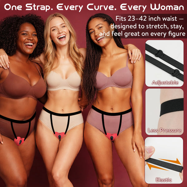 Couples Women App Remote Control Wearable Vibrator, Heart-Shaped Hands Free Vibrating Strap On Panty Clit Vibrator, Vibrating Panties Adult Sex Toys, BDSM Bondage Female Sex Toy Clitoral Stimulator