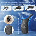 Couples Male Adult Sex Toys - All Liquid Silicone Soft Vibrating Penis Sleeve Cock Ring, Pleasure Penis Ring Vibrator Penis Extender for Penis Testicles G Spot Stimulation, LNIIY Sex Toy Game for Men